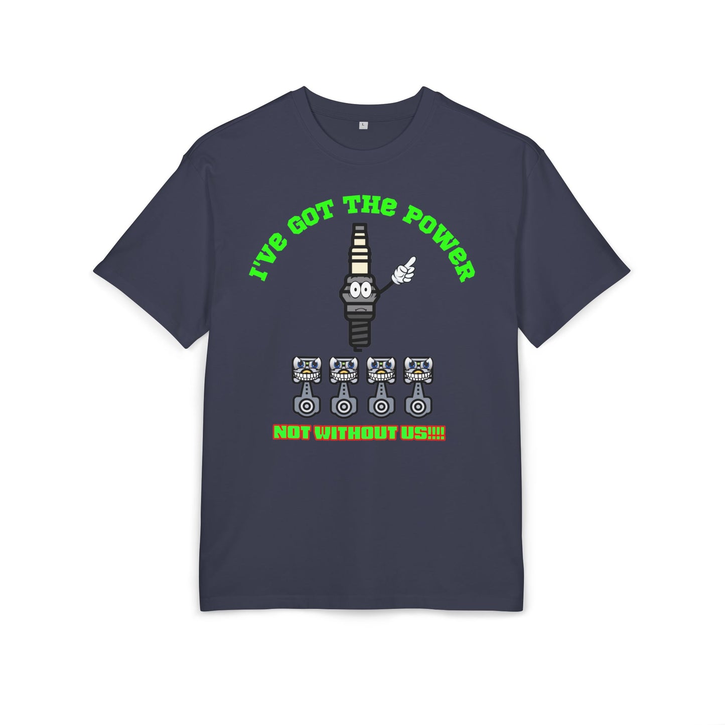 Unisex Oversize Tee - "I've Got The Power" Funny Graphic T-Shirt, Casual Wear, Gift for Mechanics, Engineering Humor Shirt, Birthday Present