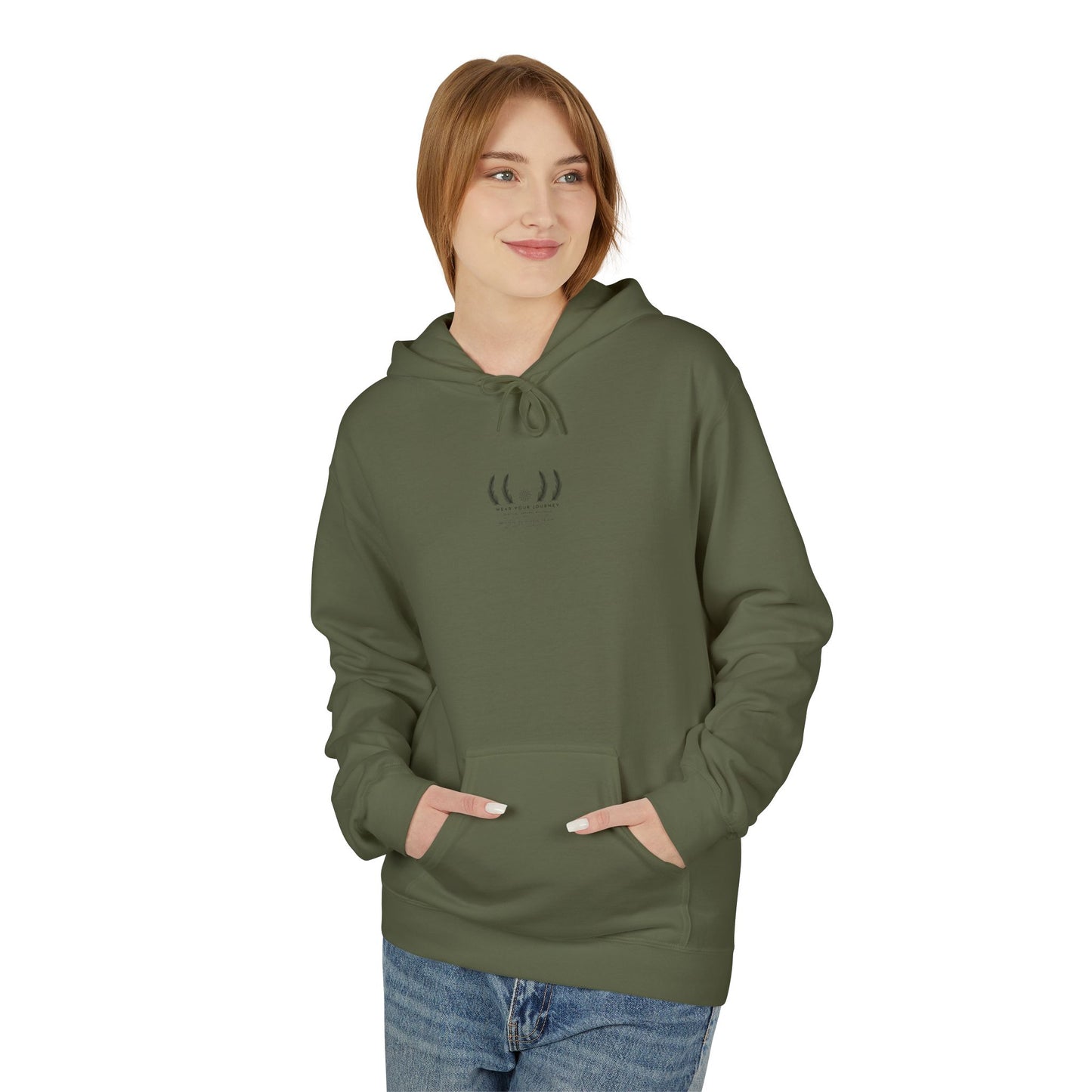 Unisex Fleece Hoodie - Feel the Love Connection, Cozy Outfit for Valentine's Day, Friendly Gift for Any Occasion, Relationship Goals