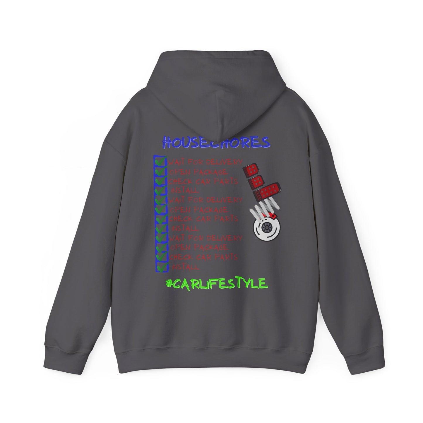 Household Chores Hoodie, Unisex Hooded Sweatshirt, Fun Sweatshirt Gift, Casual Wear, Everyday Hoodie, House Life Apparel