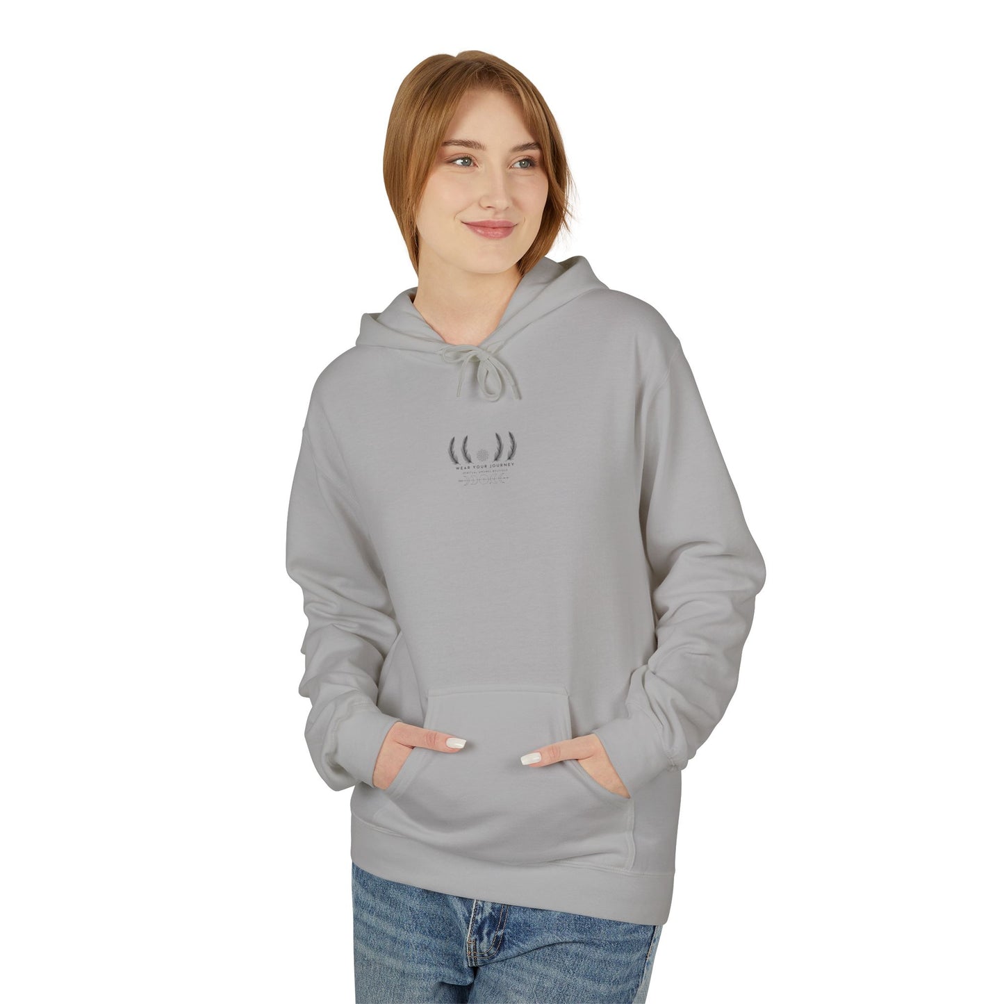 Unisex Fleece Hoodie - Feel the Love Connection, Cozy Outfit for Valentine's Day, Friendly Gift for Any Occasion, Relationship Goals