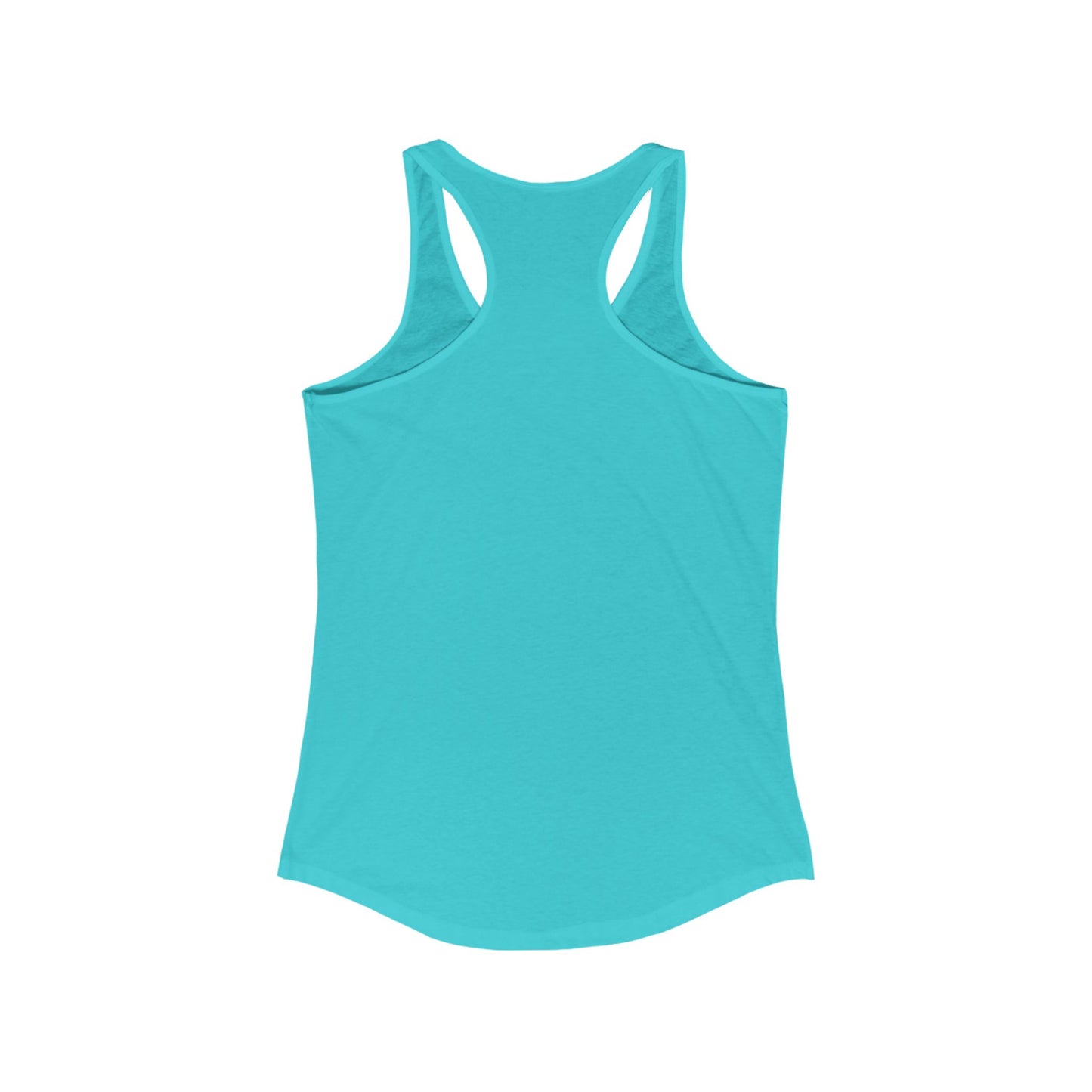 Colorful Inspirational Racerback Tank, Be Yourself Motivational Top, Women's Workout Shirt, Summer Activewear, Gift for Her