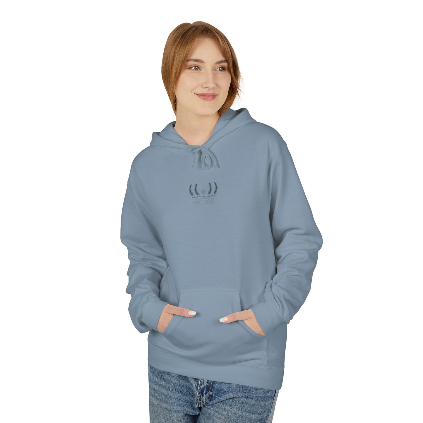 Unisex Fleece Hoodie - Feel the Love Connection, Cozy Outfit for Valentine's Day, Friendly Gift for Any Occasion, Relationship Goals