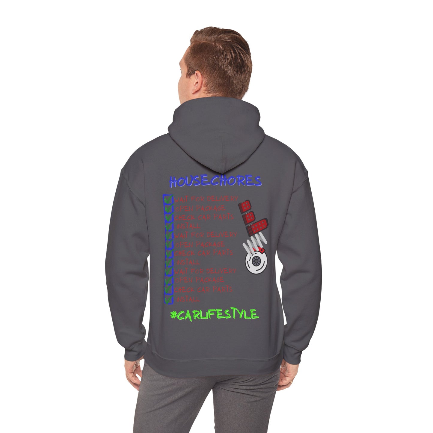 Household Chores Hoodie, Unisex Hooded Sweatshirt, Fun Sweatshirt Gift, Casual Wear, Everyday Hoodie, House Life Apparel