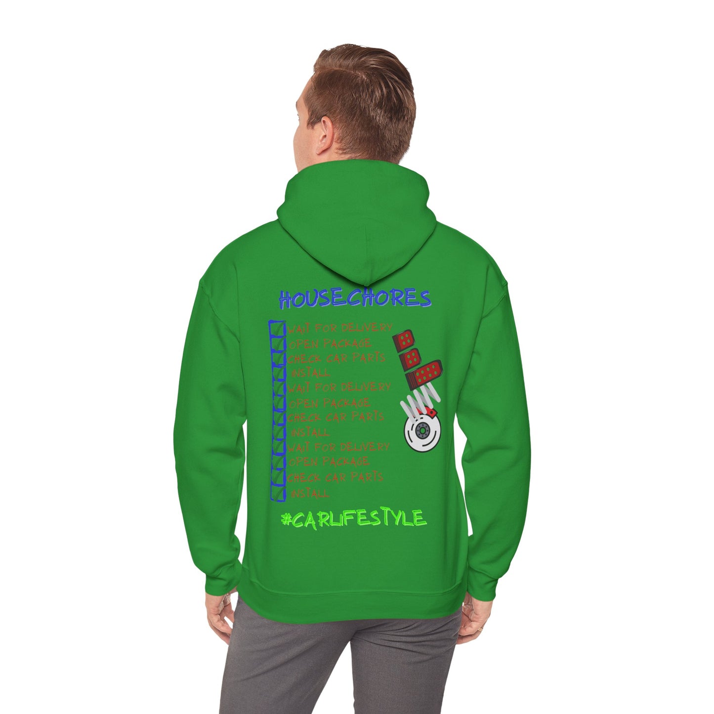 Household Chores Hoodie, Unisex Hooded Sweatshirt, Fun Sweatshirt Gift, Casual Wear, Everyday Hoodie, House Life Apparel
