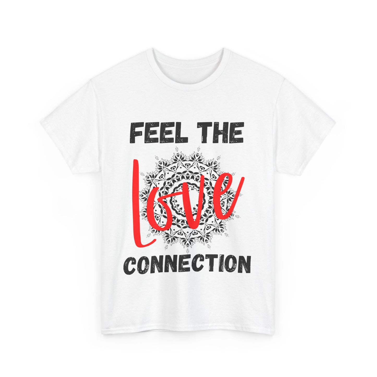 Feel the Love Connection Unisex Heavy Cotton Tee, Perfect for Valentine's Day, Gift for Couples, Comfortable Casual Wear, Romantic [...]