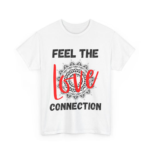 Feel the Love Connection Unisex Heavy Cotton Tee, Perfect for Valentine's Day, Gift for Couples, Comfortable Casual Wear, Romantic [...]