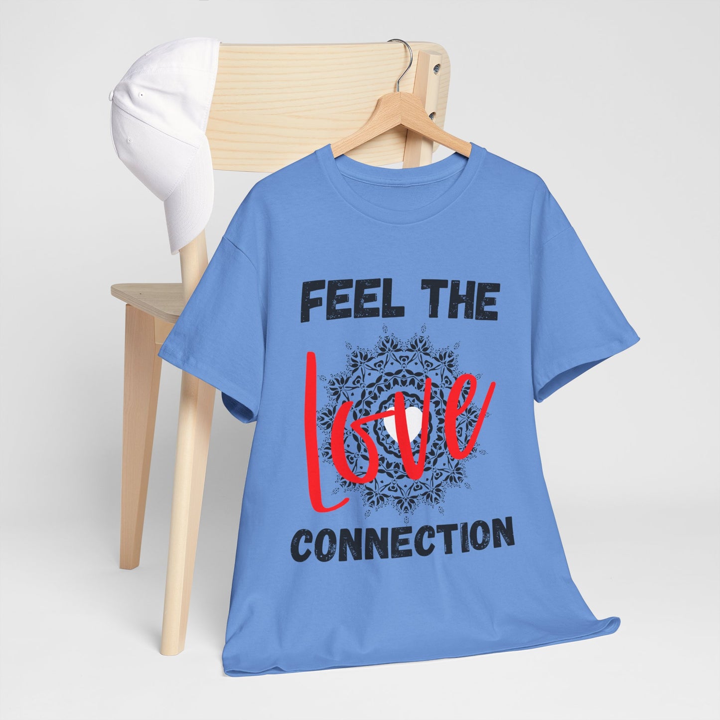 Feel the Love Connection Unisex Heavy Cotton Tee, Perfect for Valentine's Day, Gift for Couples, Comfortable Casual Wear, Romantic [...]