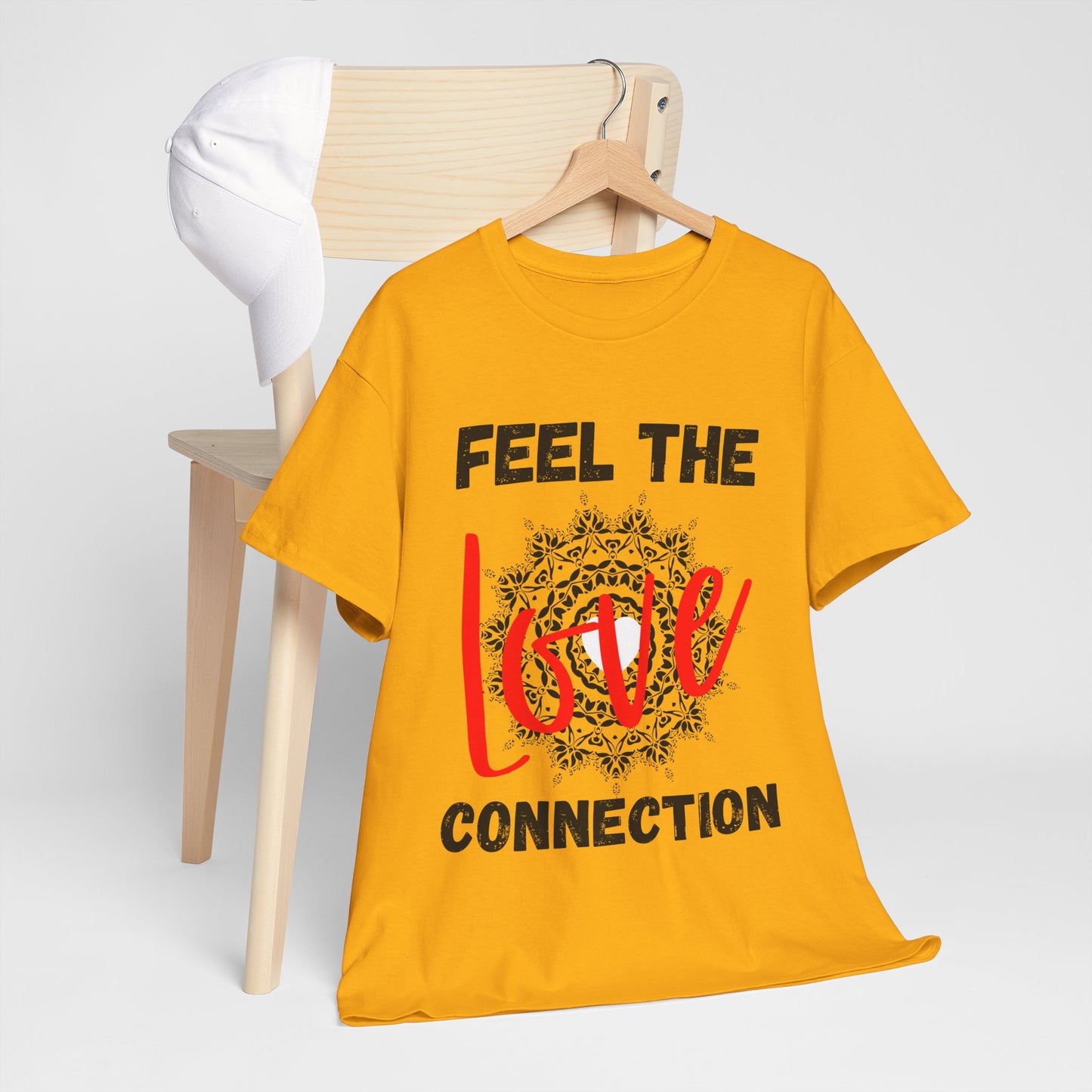 Feel the Love Connection Unisex Heavy Cotton Tee, Perfect for Valentine's Day, Gift for Couples, Comfortable Casual Wear, Romantic [...]