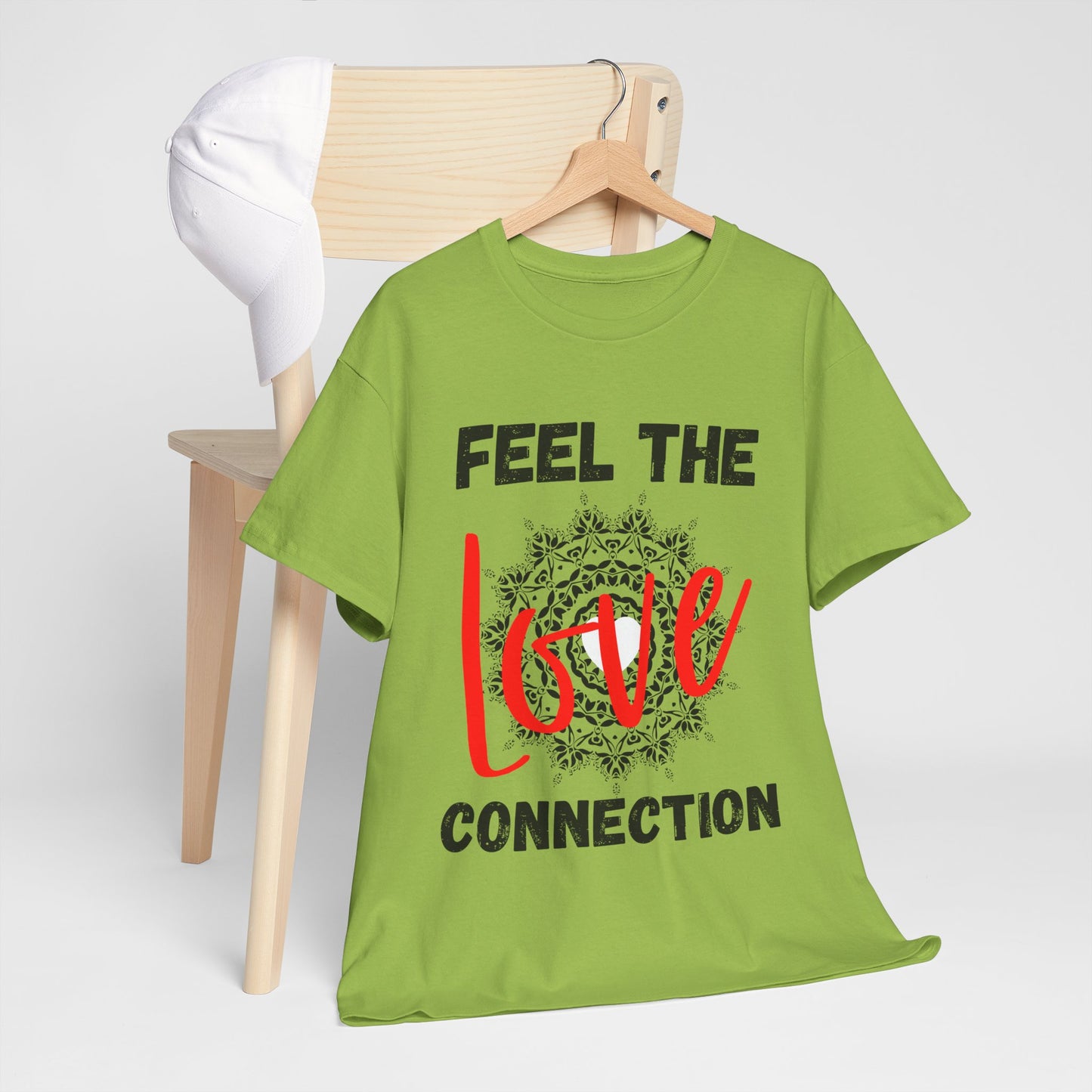 Feel the Love Connection Unisex Heavy Cotton Tee, Perfect for Valentine's Day, Gift for Couples, Comfortable Casual Wear, Romantic [...]