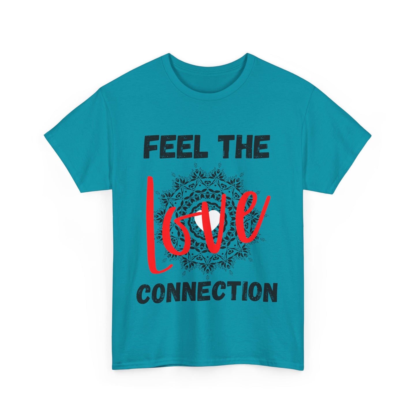 Feel the Love Connection Unisex Heavy Cotton Tee, Perfect for Valentine's Day, Gift for Couples, Comfortable Casual Wear, Romantic [...]