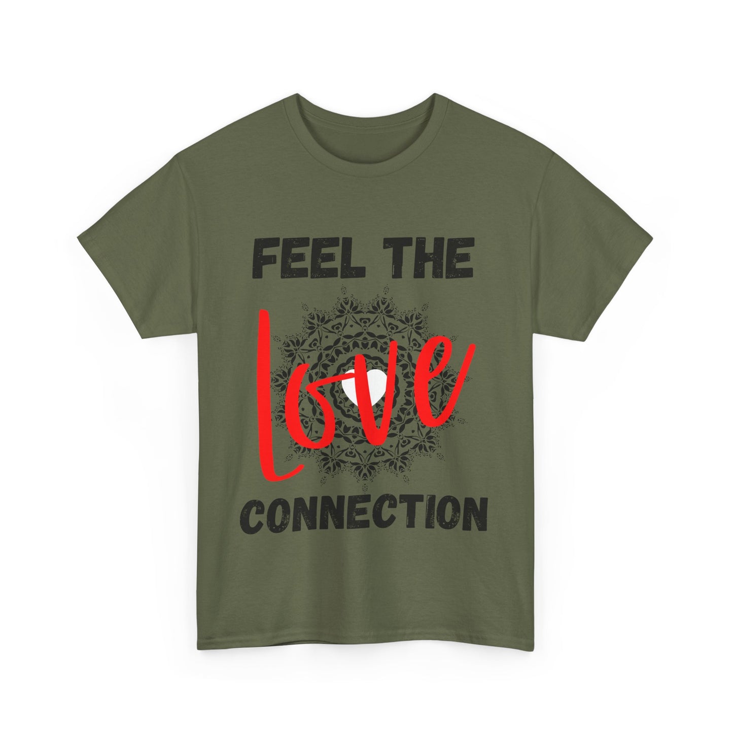 Feel the Love Connection Unisex Heavy Cotton Tee, Perfect for Valentine's Day, Gift for Couples, Comfortable Casual Wear, Romantic [...]