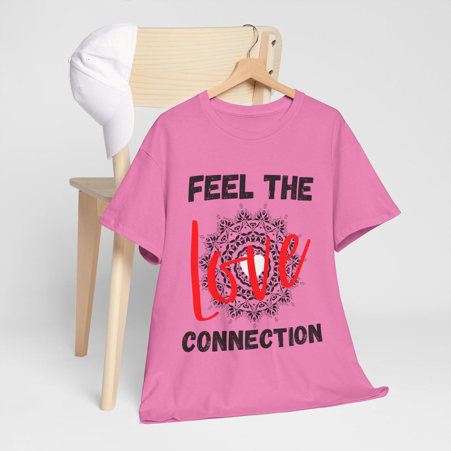 Feel the Love Connection Unisex Heavy Cotton Tee, Perfect for Valentine's Day, Gift for Couples, Comfortable Casual Wear, Romantic [...]