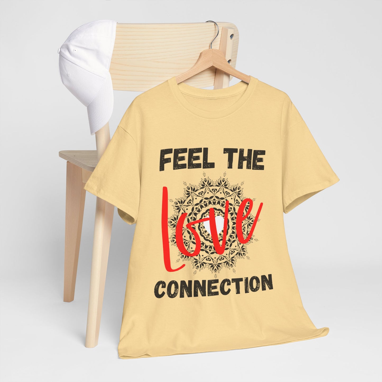Feel the Love Connection Unisex Heavy Cotton Tee, Perfect for Valentine's Day, Gift for Couples, Comfortable Casual Wear, Romantic [...]