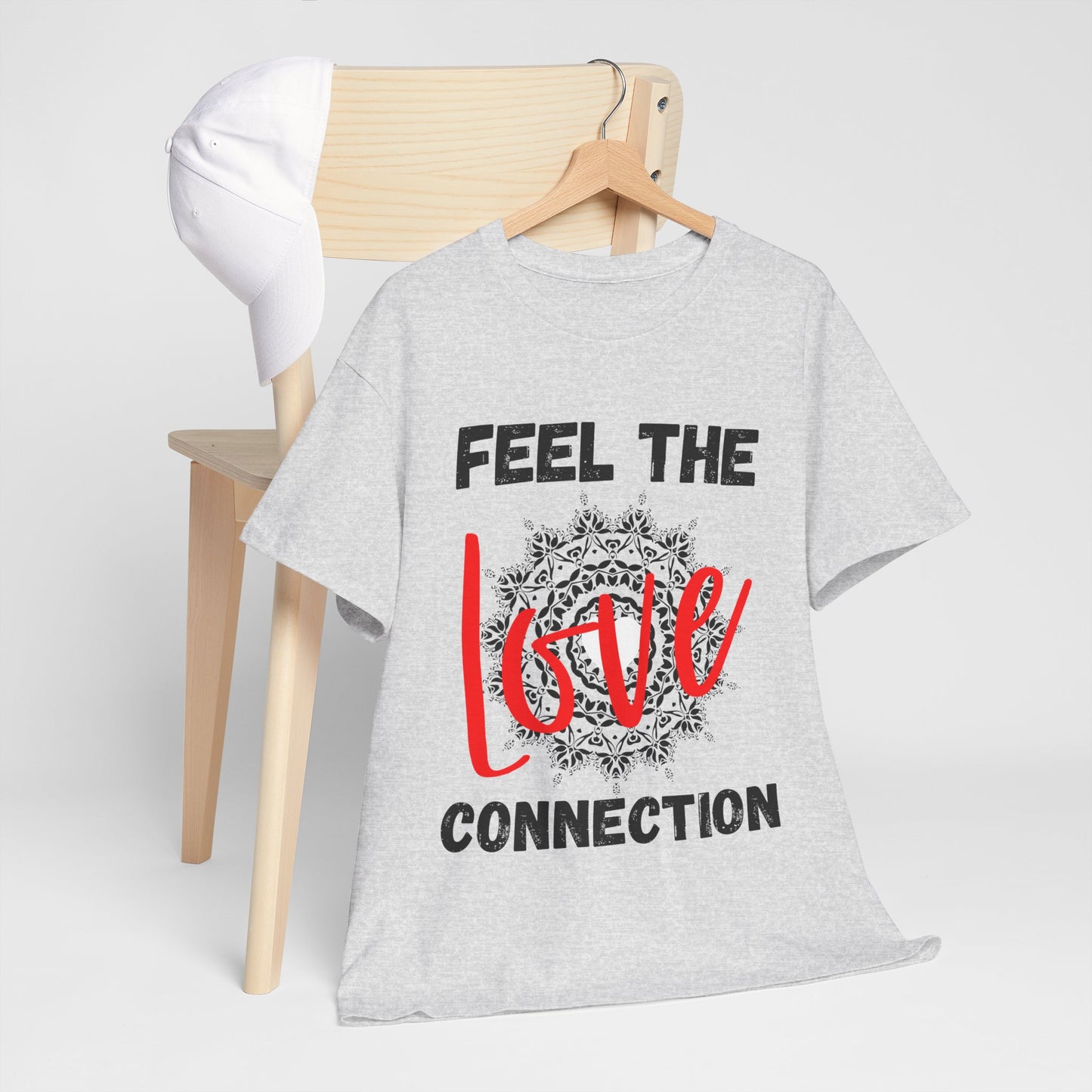 Feel the Love Connection Unisex Heavy Cotton Tee, Perfect for Valentine's Day, Gift for Couples, Comfortable Casual Wear, Romantic [...]