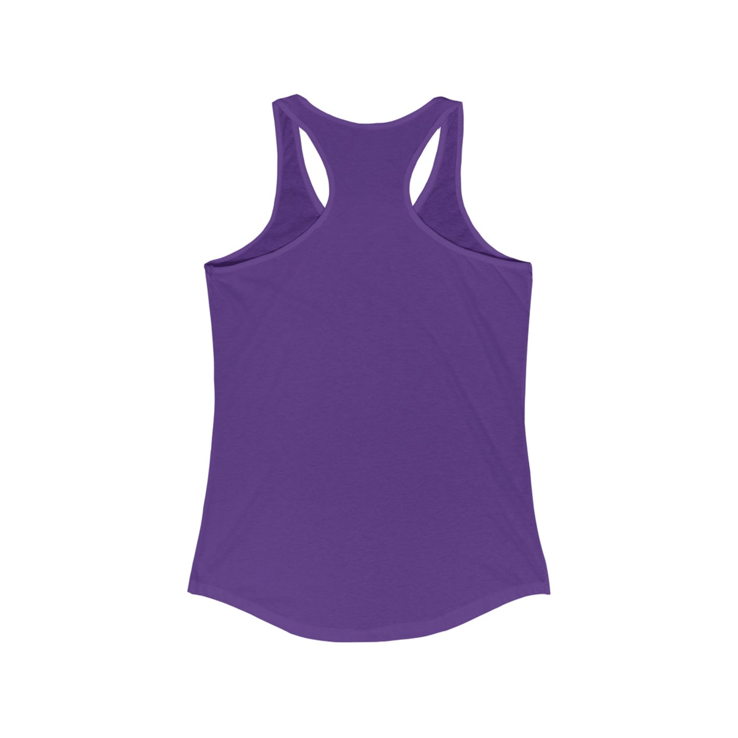Colorful Inspirational Racerback Tank, Be Yourself Motivational Top, Women's Workout Shirt, Summer Activewear, Gift for Her