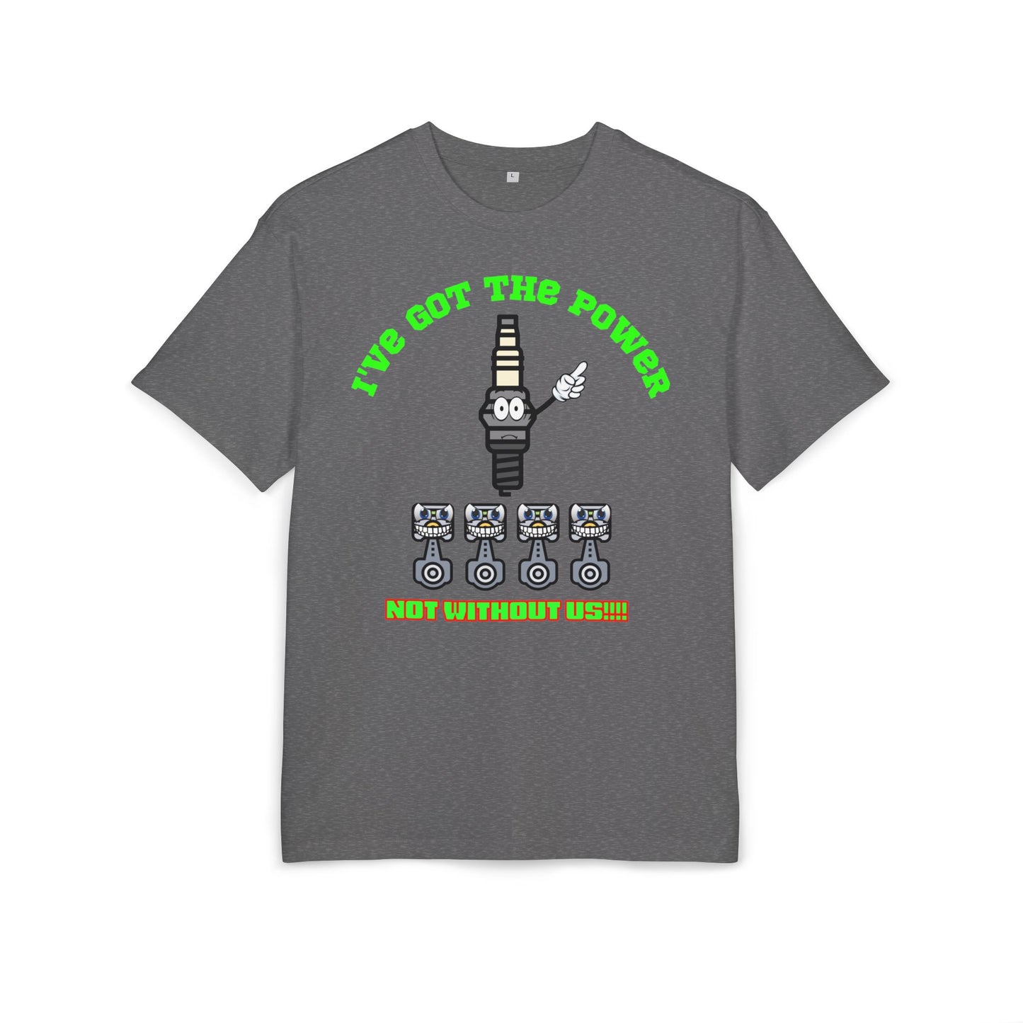 Unisex Oversize Tee - "I've Got The Power" Funny Graphic T-Shirt, Casual Wear, Gift for Mechanics, Engineering Humor Shirt, Birthday Present