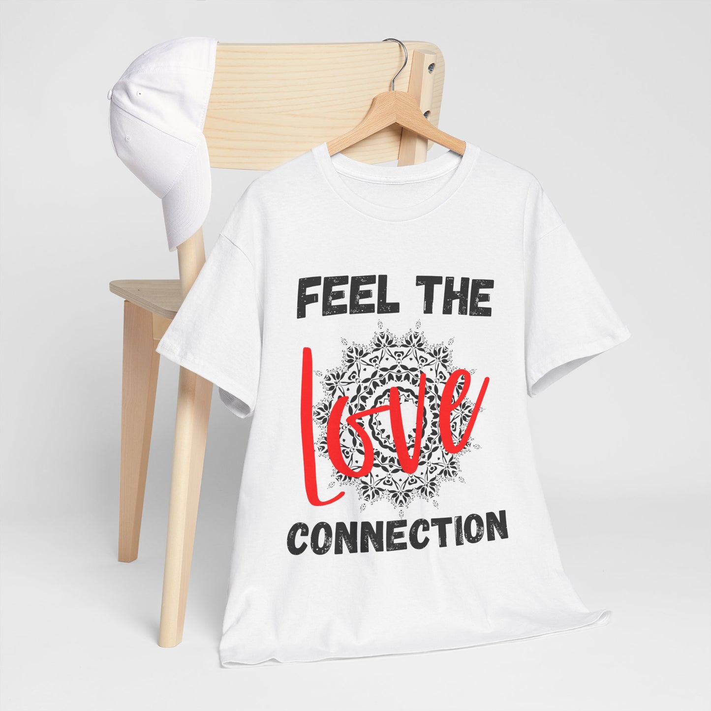 Feel the Love Connection Unisex Heavy Cotton Tee, Perfect for Valentine's Day, Gift for Couples, Comfortable Casual Wear, Romantic [...]