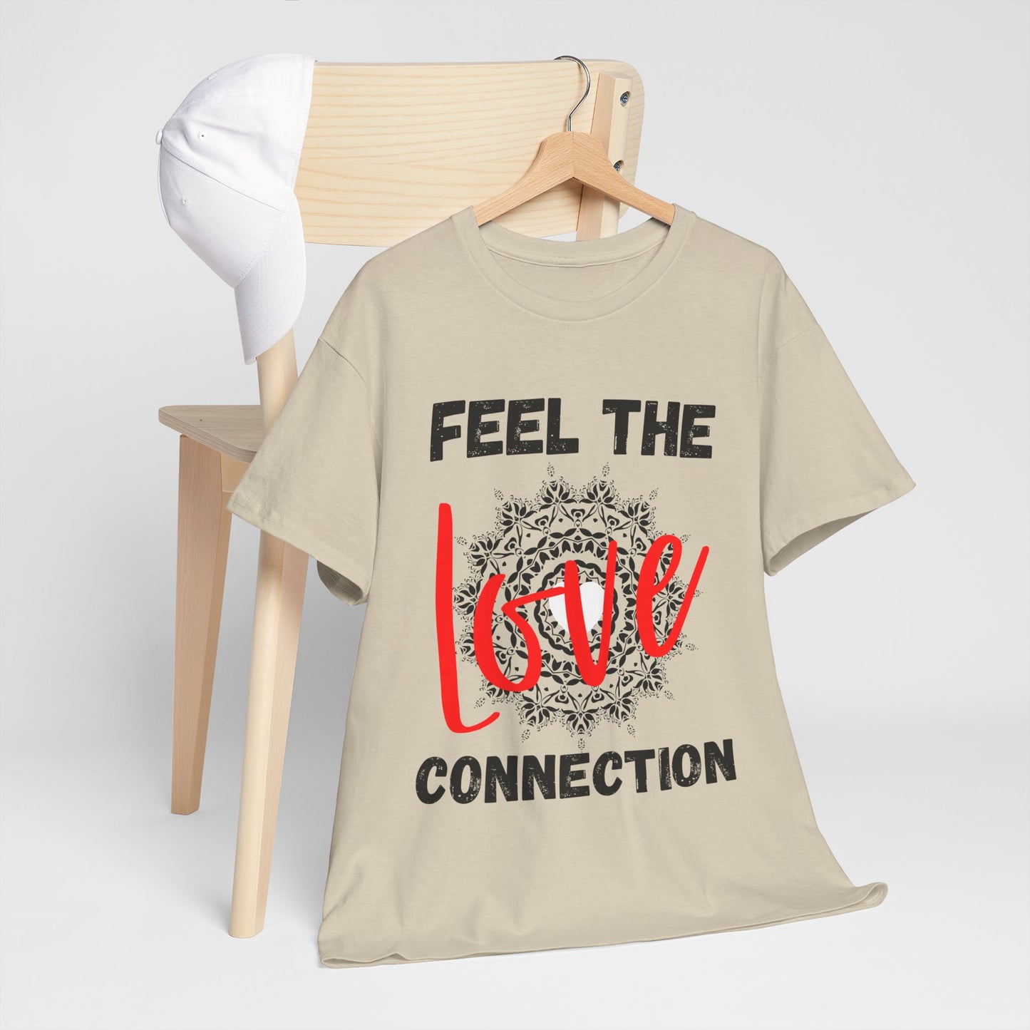 Feel the Love Connection Unisex Heavy Cotton Tee, Perfect for Valentine's Day, Gift for Couples, Comfortable Casual Wear, Romantic [...]